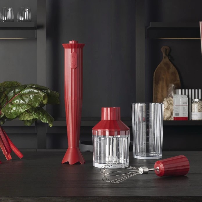 Alessi Plisse Blender Seti Kırmızı 0 image