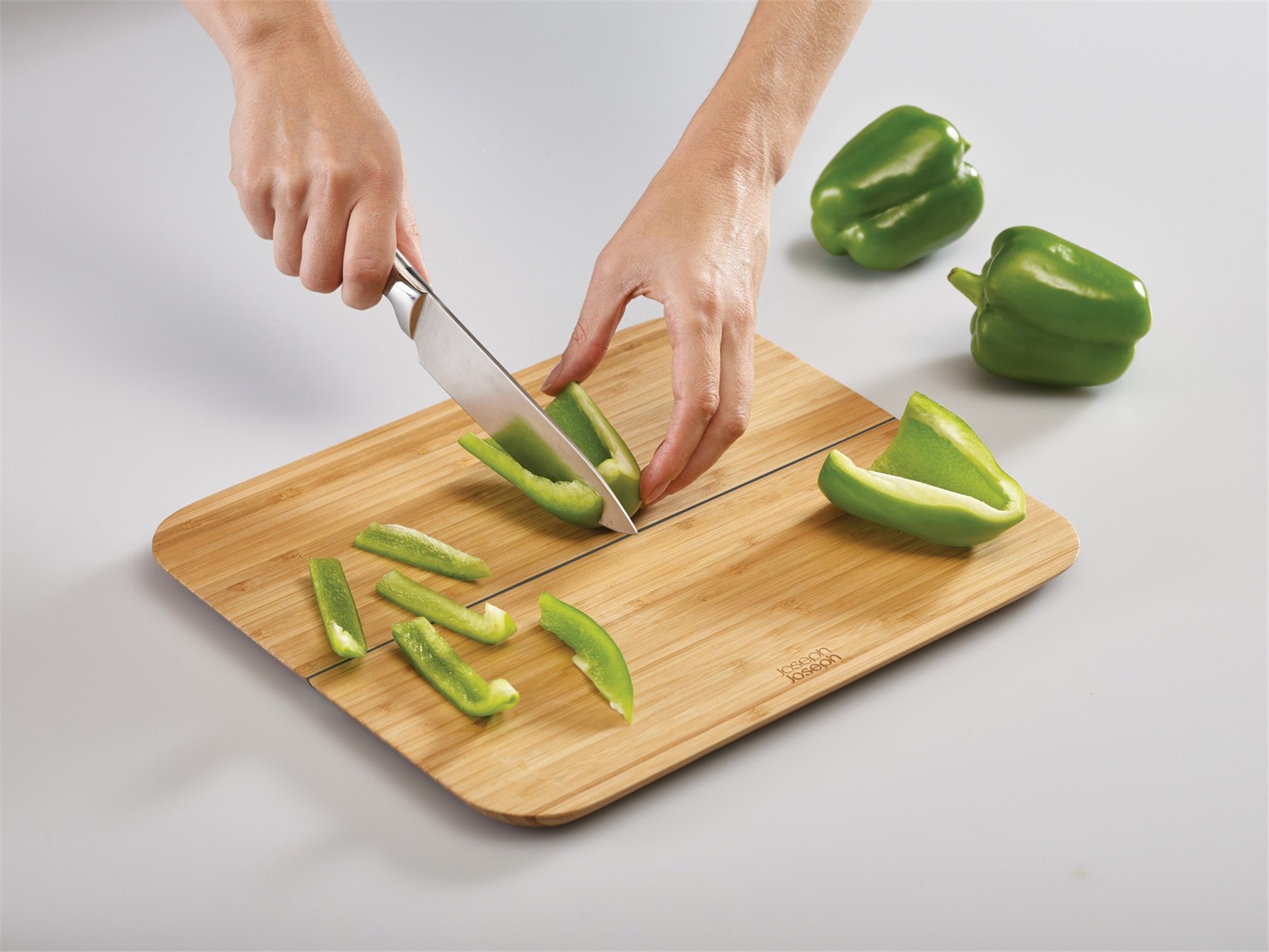 Joseph Joseph Chop2Pot Bambu Büyük Katlanır Kesme Tahtası(60112) 0 image