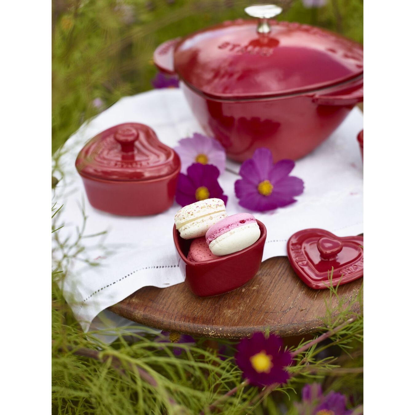 STAUB LA COCOTTE DÖKÜM TENCERE | KİRAZ | 20 CM | 1,75 L | KALP 0 image