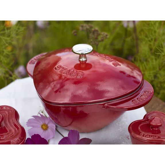 STAUB LA COCOTTE DÖKÜM TENCERE | KİRAZ | 20 CM | 1,75 L | KALP 0 image