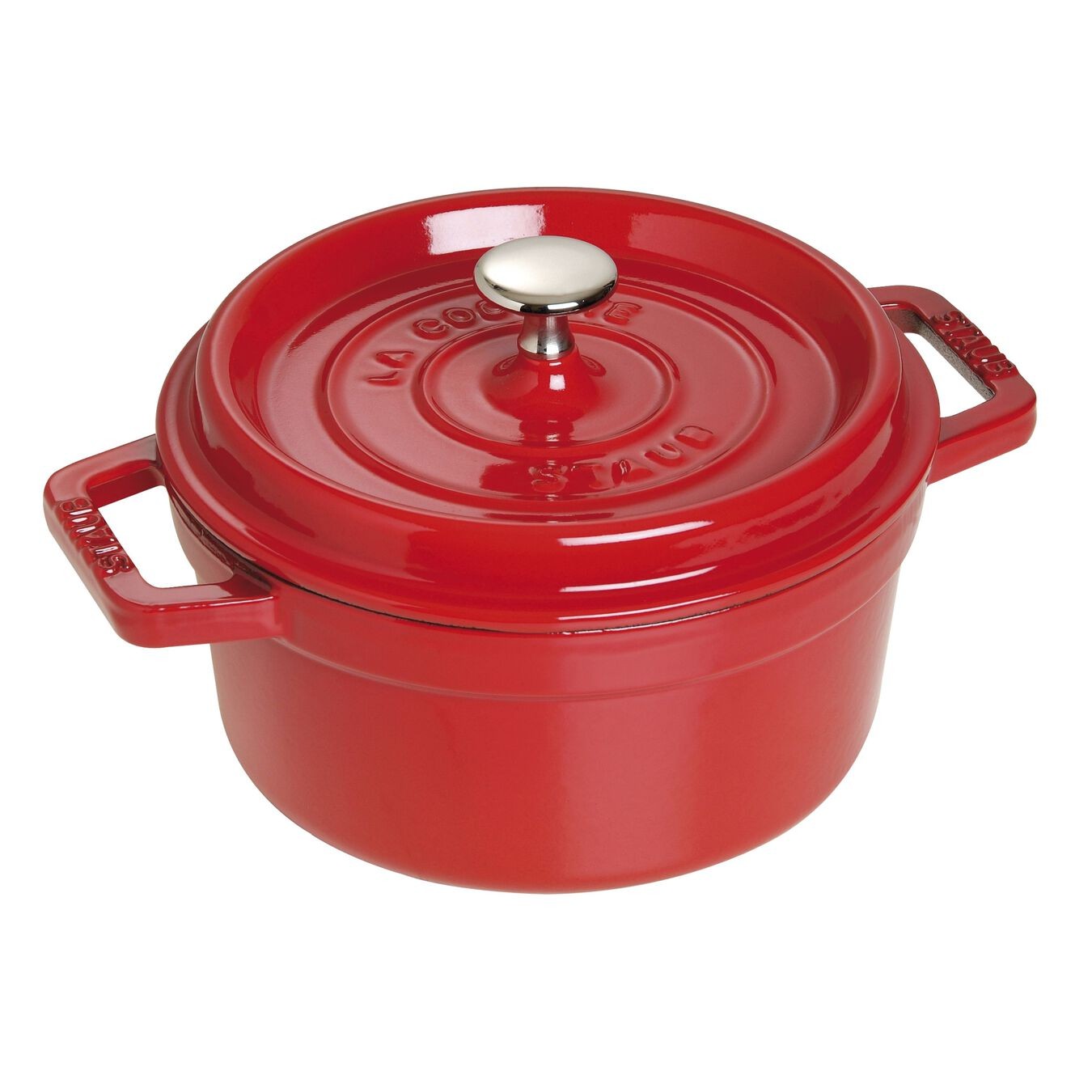 STAUB LA COCOTTE DÖKÜM TENCERE | KİRAZ | 20 CM | 2,2 L | YUVARLAK 405098200 cover pic