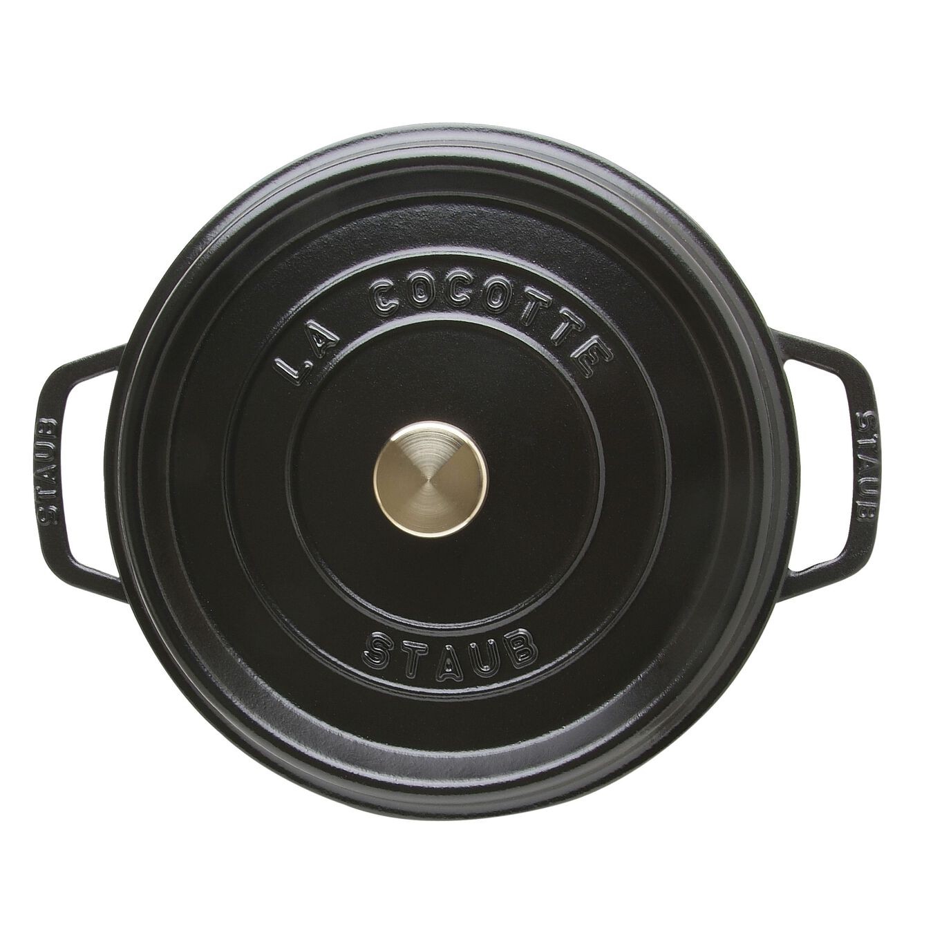 STAUB LA COCOTTE DÖKÜM TENCERE | SİYAH | 24 CM | 3,7 L | YUVARLAK 405002410 0 image