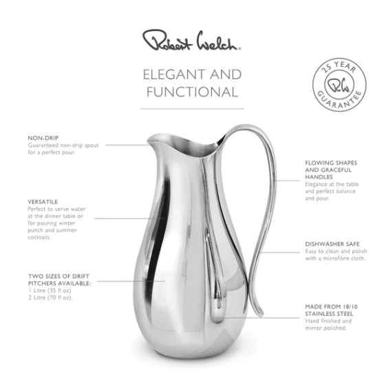 Robert Welch Drift Sürahi, 2 Litre DRFBR3512V 0 image