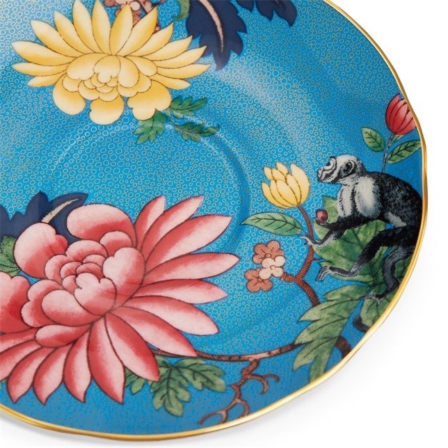 WEDGWOOD Wonderlust Sapphire Garden Çay Fincanı ve Tabağı 1057269 0 image