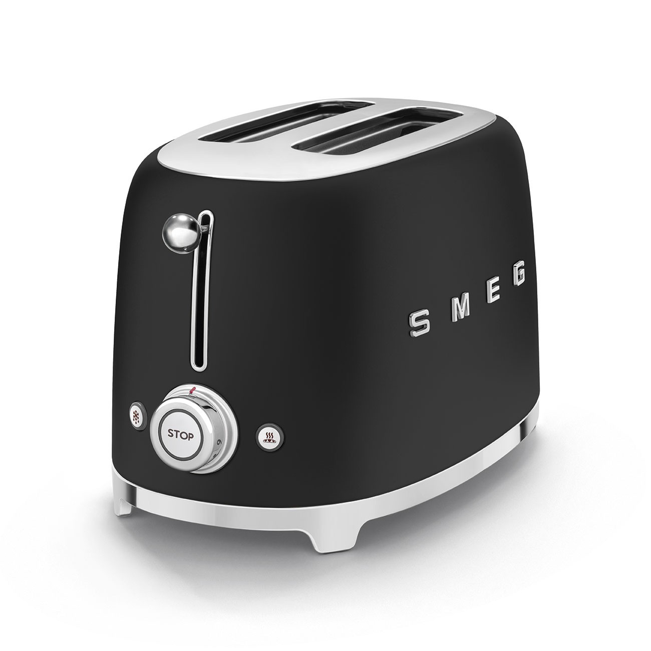 Smeg 50's Style TSF01BLMEU Mat Siyah 2 li Ekmek Kızartma 0 image