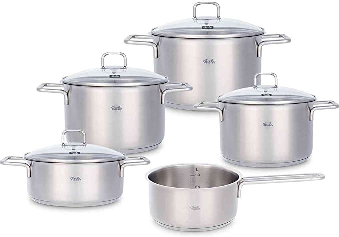 Fissler Hamburg Çelik Tencere Seti 5 Parça cover pic