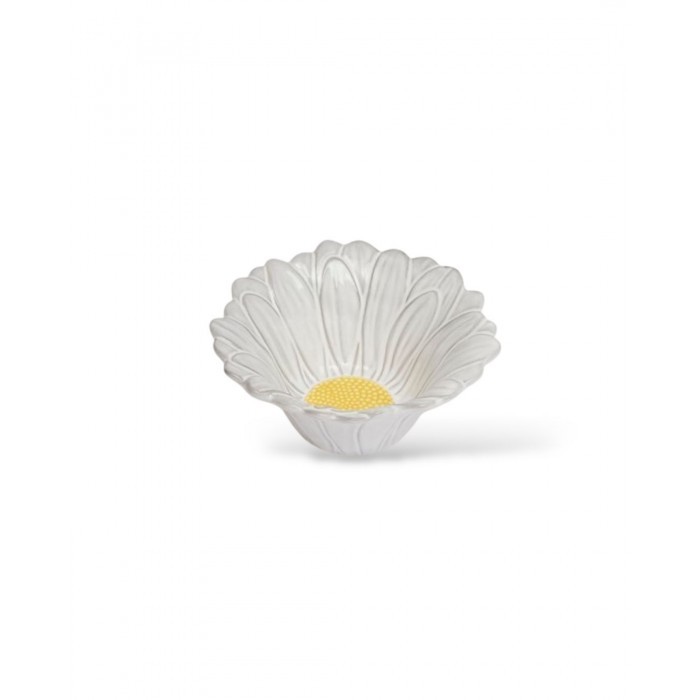 Bordallo Pinheiro-Maria Flor Beyaz Papatya Kase 15,5cm 0 image