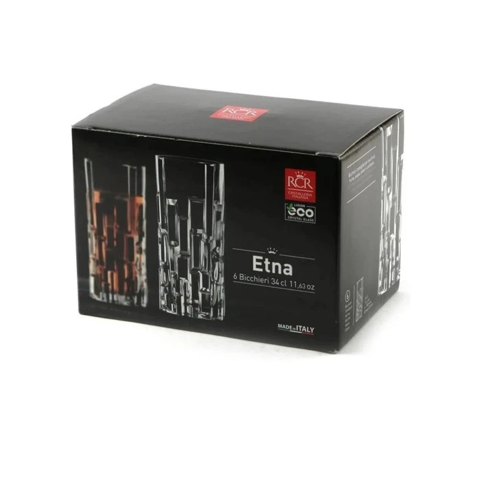 RCR Etna 6'lı Meşrubat Bardağı 340 ml 0 image