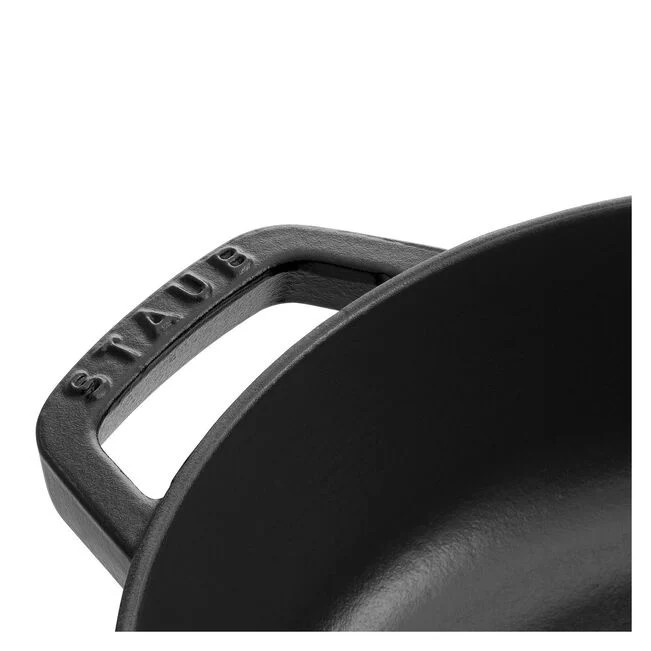 STAUB LA COCOTTE SOTE TENCERESİ CHİSTERA | DÖKÜM DEMİR | 28 CM | SİYAH 405114720 0 image
