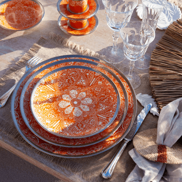 Haviland Romane Orange 2li set Ekmek Tabak 0 image
