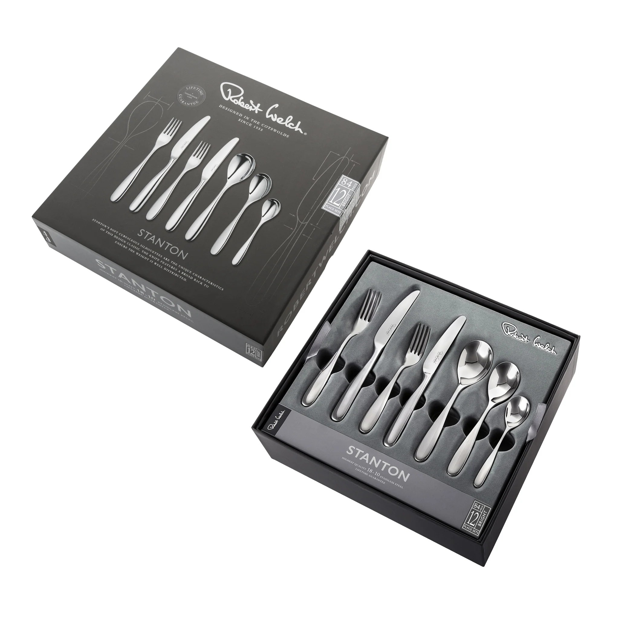 Robert Welch Stanton Çatal Bıçak Takımı, 84 Parça 12 Kişilik STABR1099V/84 0 image