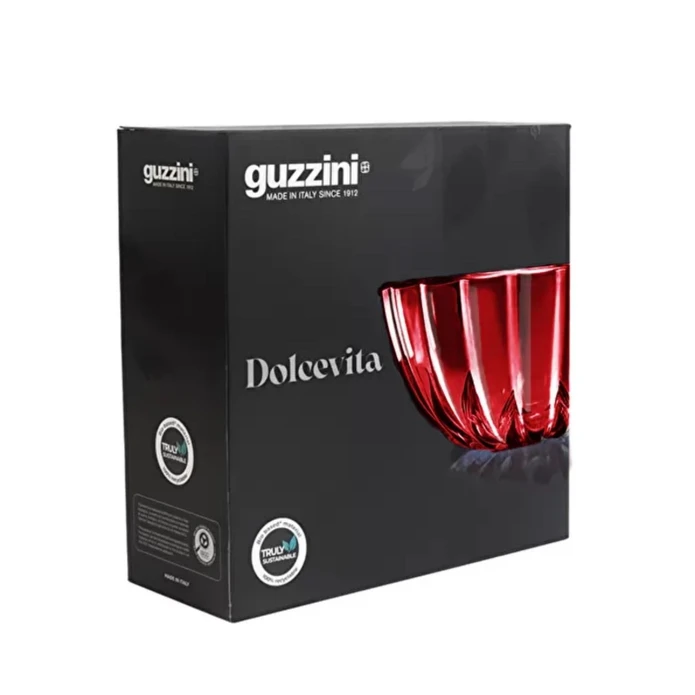 Guzzini Dolce Vita Kase 20 cm Kırmızı 0 image