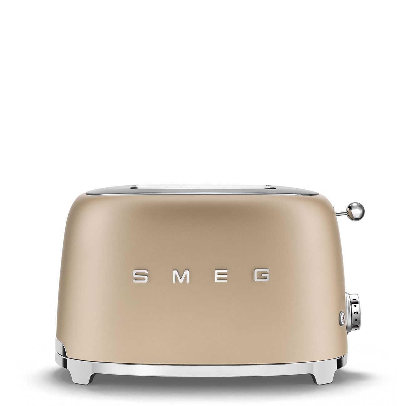 Smeg  50's Style TSF01CHMEU Mat Gold 2 li  Ekmek Kızartma cover pic