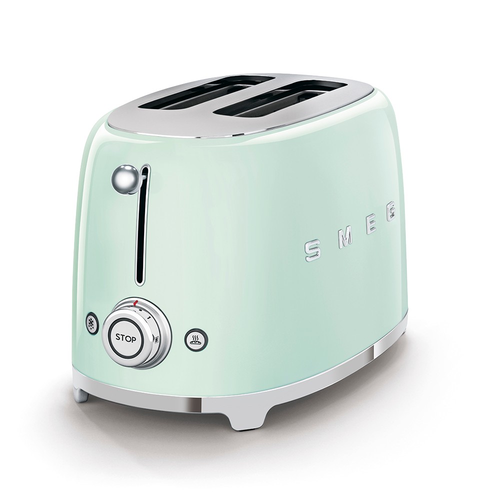 Smeg Pastel Yeşil Ekmek Kızartma 2’li – TSF01PGEU 0 image