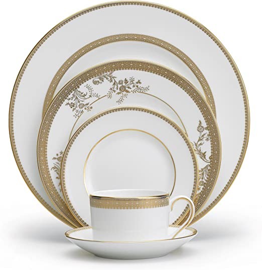 WEDGWOOD Vera Wang Lace Gold 51 Prç Yemek Takımı 0 image