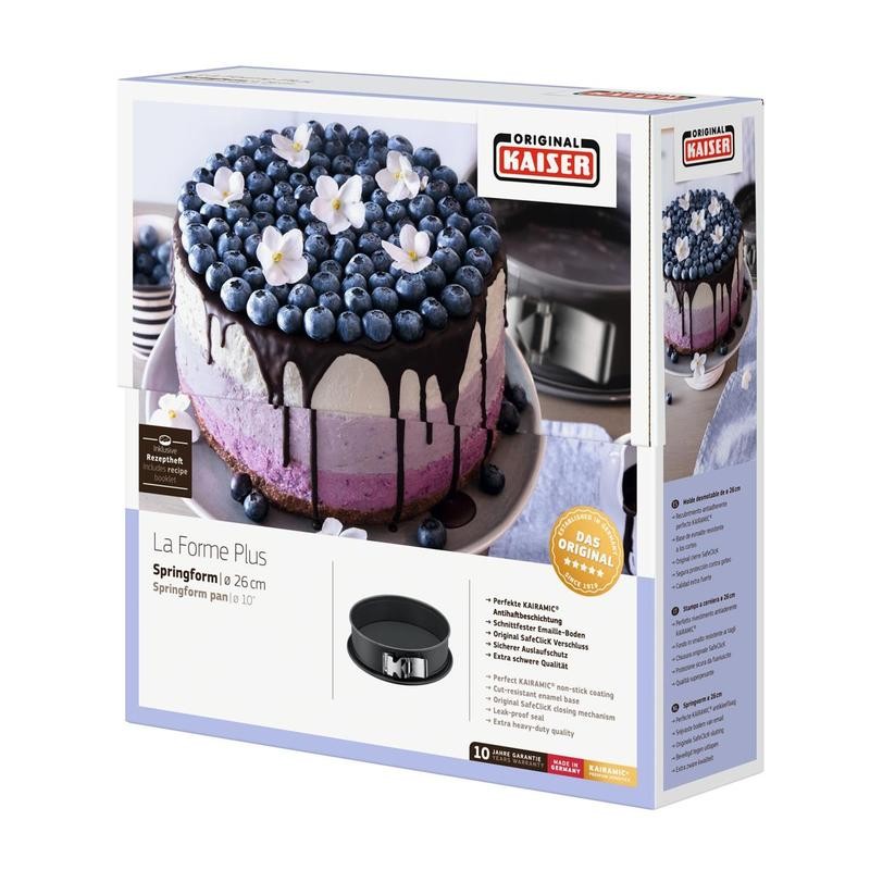 Kaiser La Forme Plus Kelepçeli 26cm Kek Kalıbı 3201004074 0 image