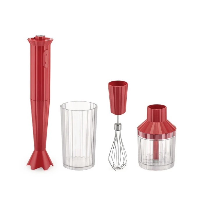Alessi Plisse Blender Seti Kırmızı cover pic