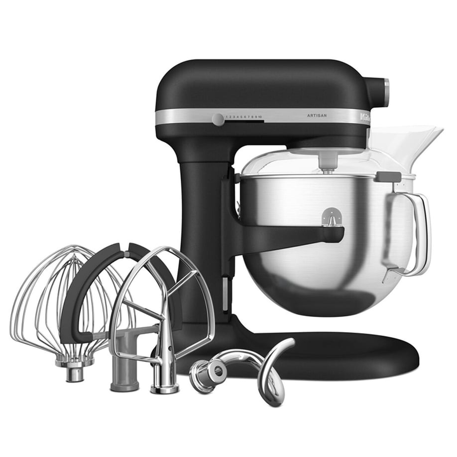 KitchenAid Artisan 6,6 L Kaldırılabilir Kaseli Stand Mikser - 5KSM70SHX (5KSM70SHXEBK)+Aksesuar Hediyeli 0 image
