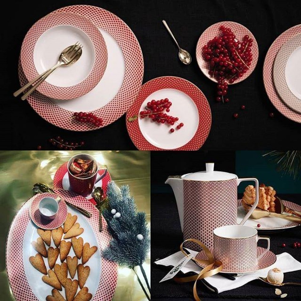 ROSENTHAL Francis Carreau Rouge 12 Kişilik Yemek Seti 51 Prç cover pic