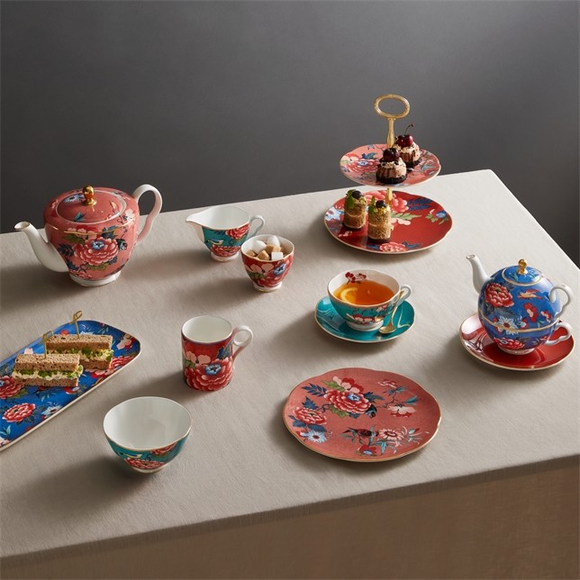 WEDGWOOD Paeonia Blush Sandwich Tepsisi 40032132 0 image
