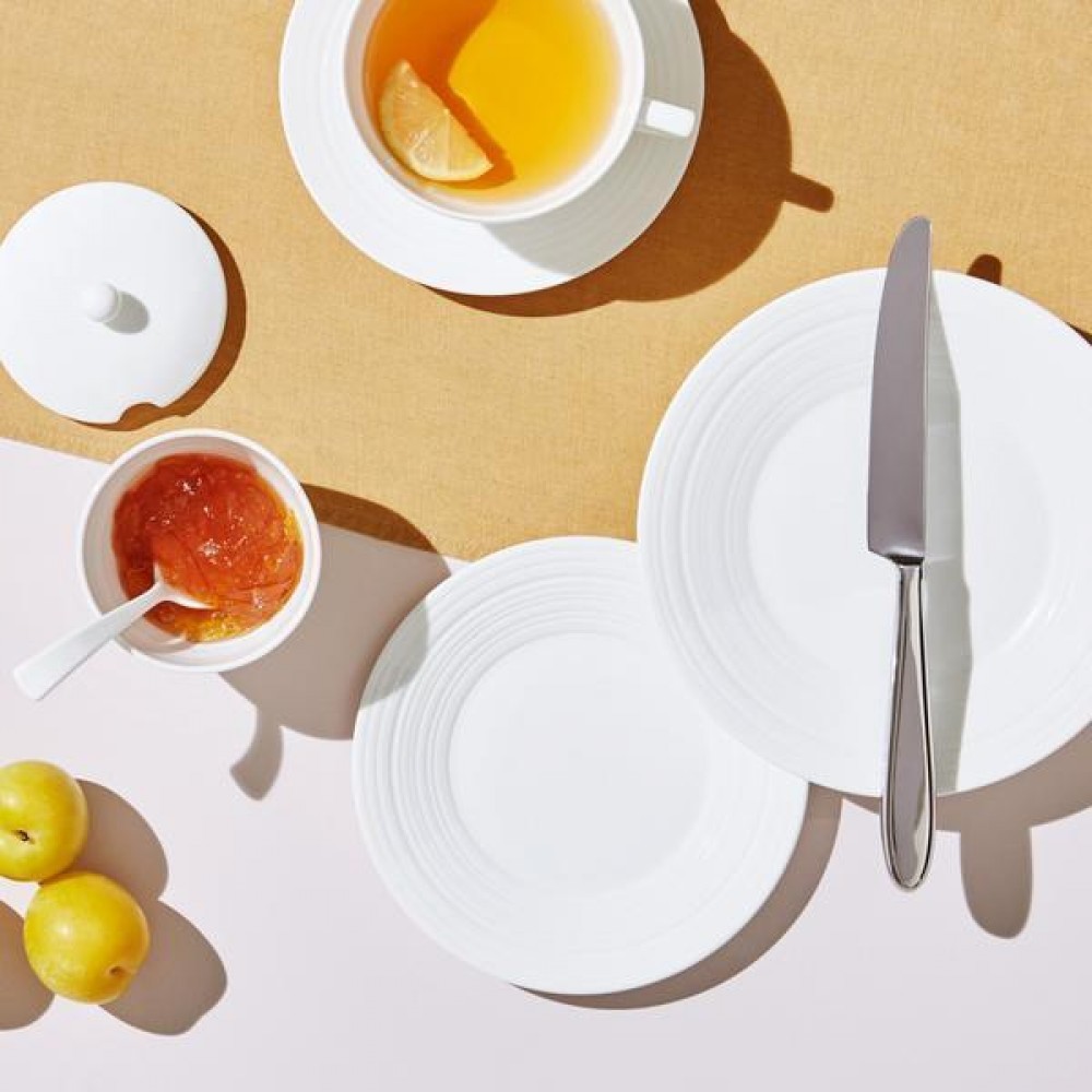 WEDGWOOD Jasper Conran Strata White 51 Prç 12 Kişilik Yemek Seti 0 image