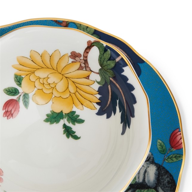 WEDGWOOD Wonderlust Sapphire Garden Çay Fincanı ve Tabağı 1057269 0 image