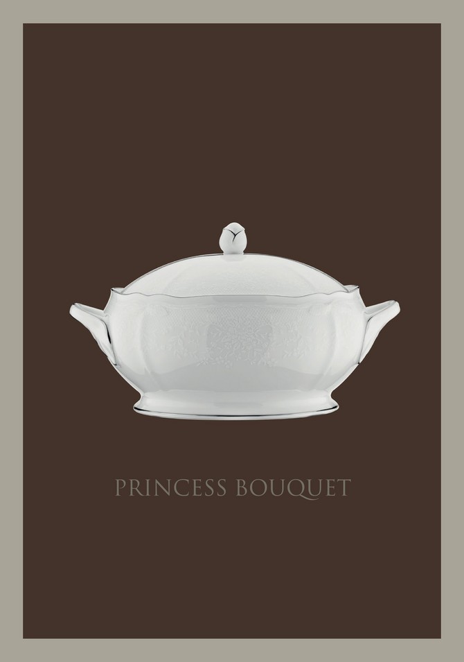 Noritake  Princess  Bouguet Platinum 83 Parça Yemek Takımı 0 image