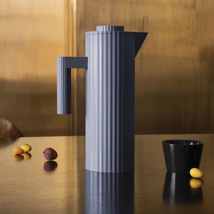 Alessi Plisse Isı Yalıtımlı Sürahi 1 Lt Gri 0 image