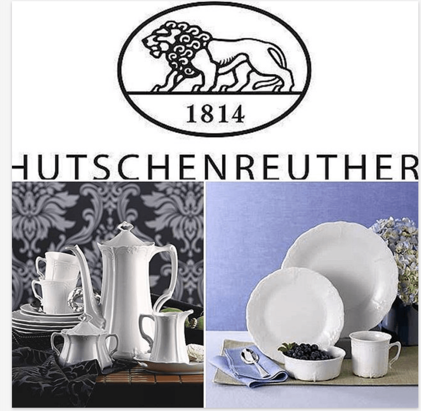 Hutschenreuther Baronesse White 51 prç yemek takımı 0 image