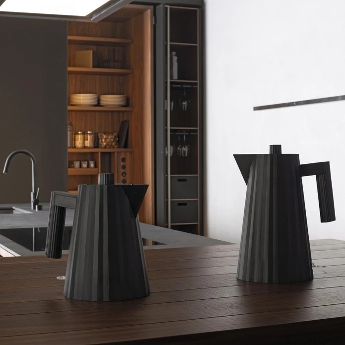 Alessi Plisse Elektrikli Kettle 1 L Siyah 0 image