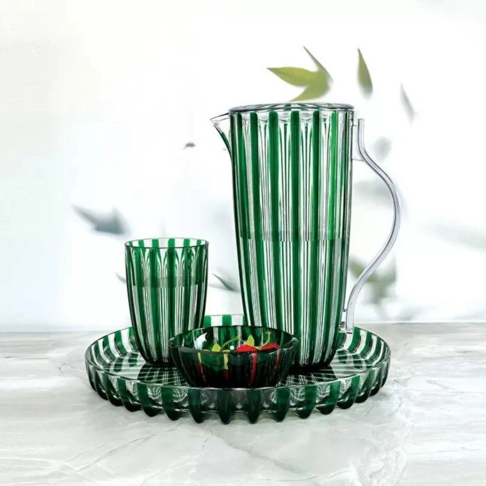 Guzzini Dolce Vita Yuvarlak Tepsi 31 cm Zümrüt 0 image