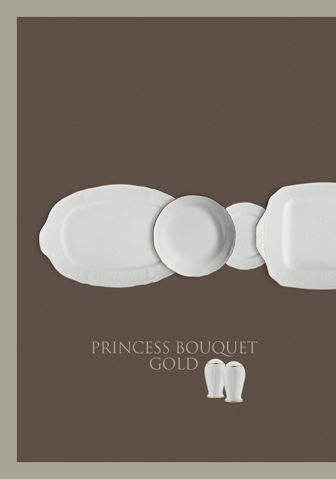 Noritake Princess Bouguet Gold 83 Parça Yemek Takımı 0 image