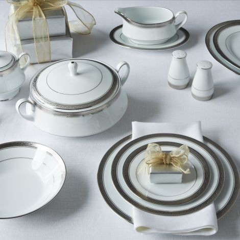 Noritake Crestwood Platin 83 Parça Yemek Takımı 0 image