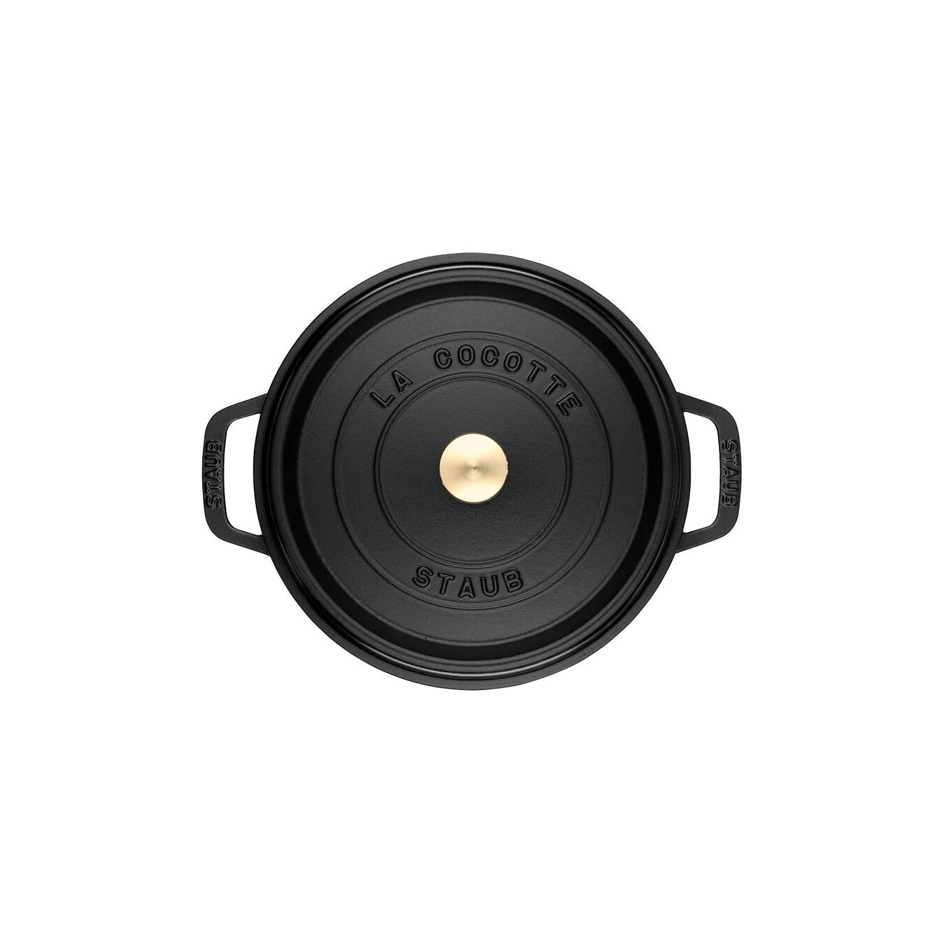 STAUB LA COCOTTE DÖKÜM TENCERE | SİYAH | 20 CM | 2,2 L | YUVARLAK 405094870 0 image