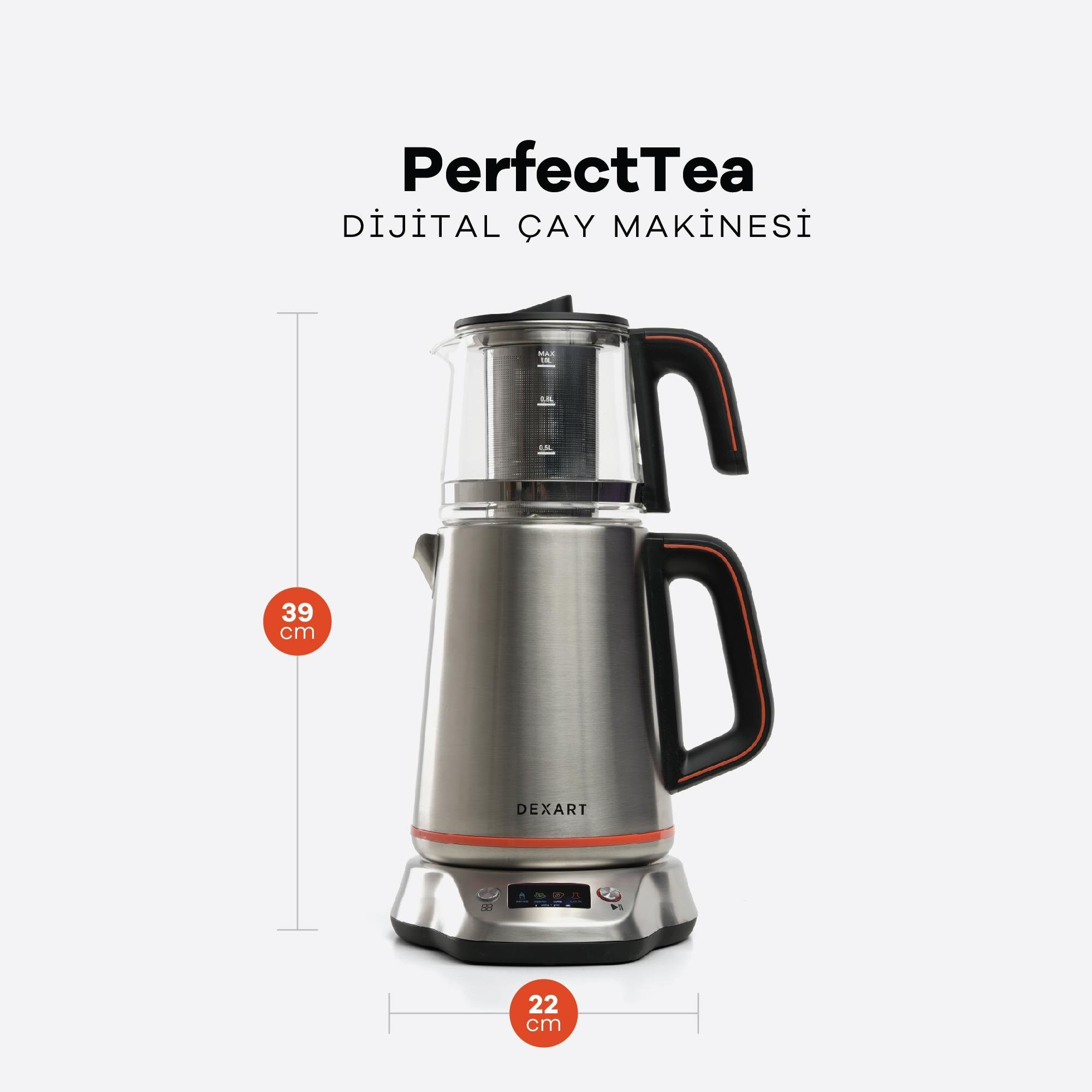 Dexart PerfectTea Dijital Çay Makinesi 0 image