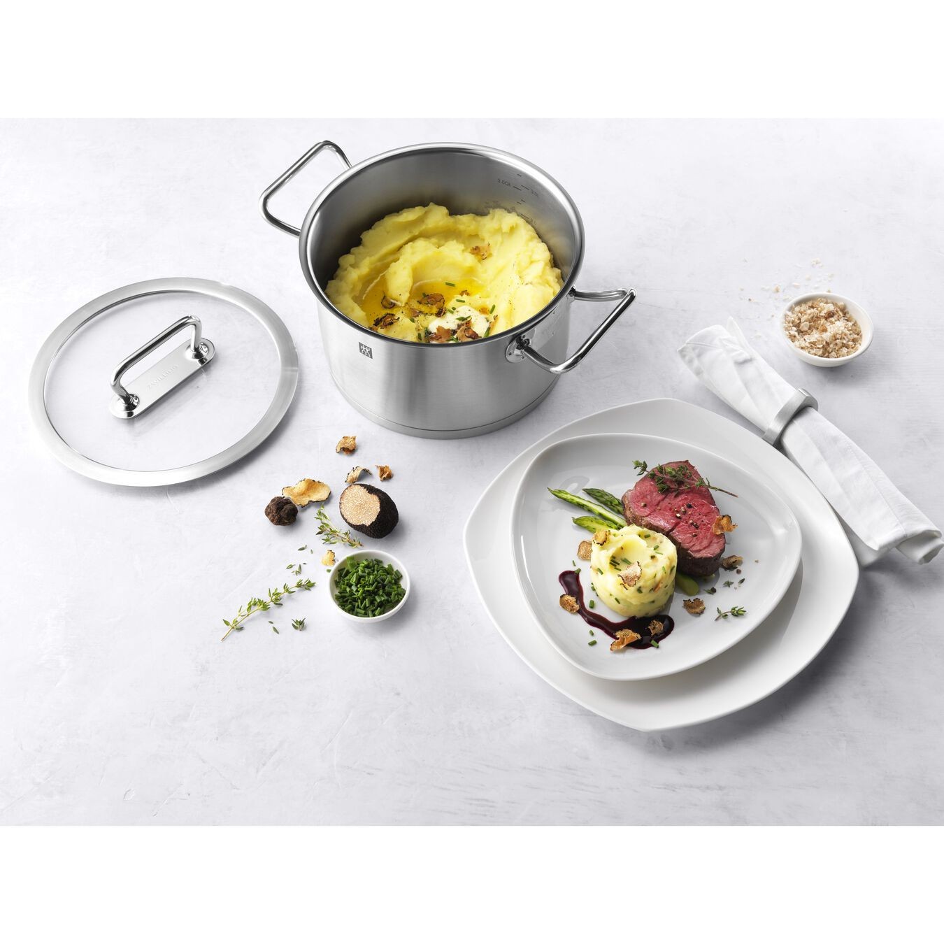 ZWILLING PRO TENCERE SETİ | 18/10 PASLANMAZ ÇELİK | 5 li cover pic