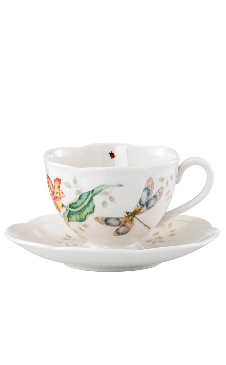 LENOX Butterfly Kahve/Çay Fincan ve Tabağı cover pic