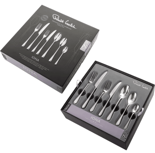 Robert Welch Iona Bright Çatal Bıçak Takımı, 84 Parça 12 Kişilik IONBR1099V/84 0 image
