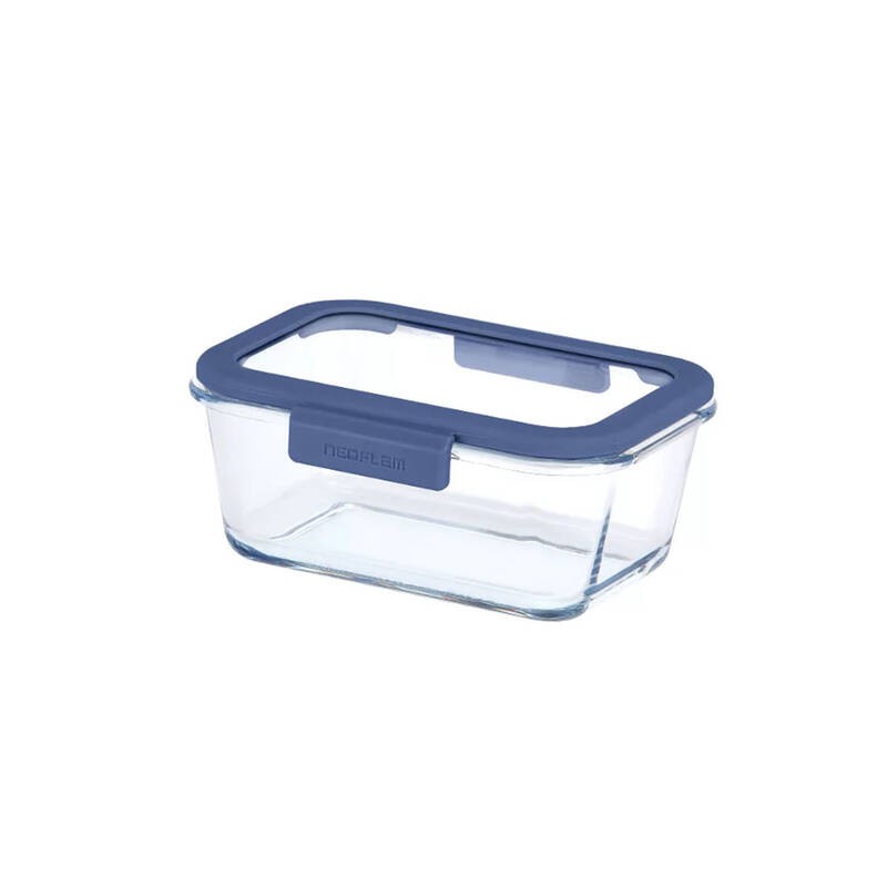 Neoflam FİKA GLACE CAM SAKLAMA KABI 460ML MAVİ cover pic