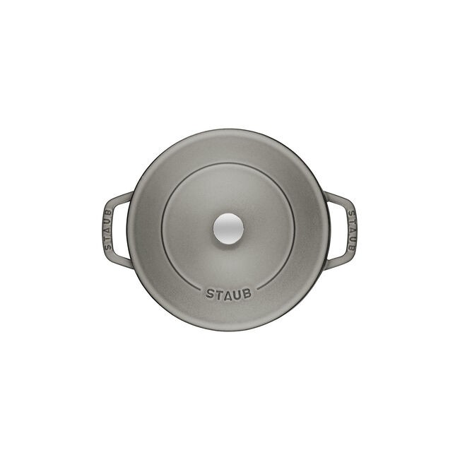 STAUB LA COCOTTE SOTE TENCERESİ CHİSTERA | DÖKÜM DEMİR | 28 CM | GRAFİT GRİ 405114700 0 image