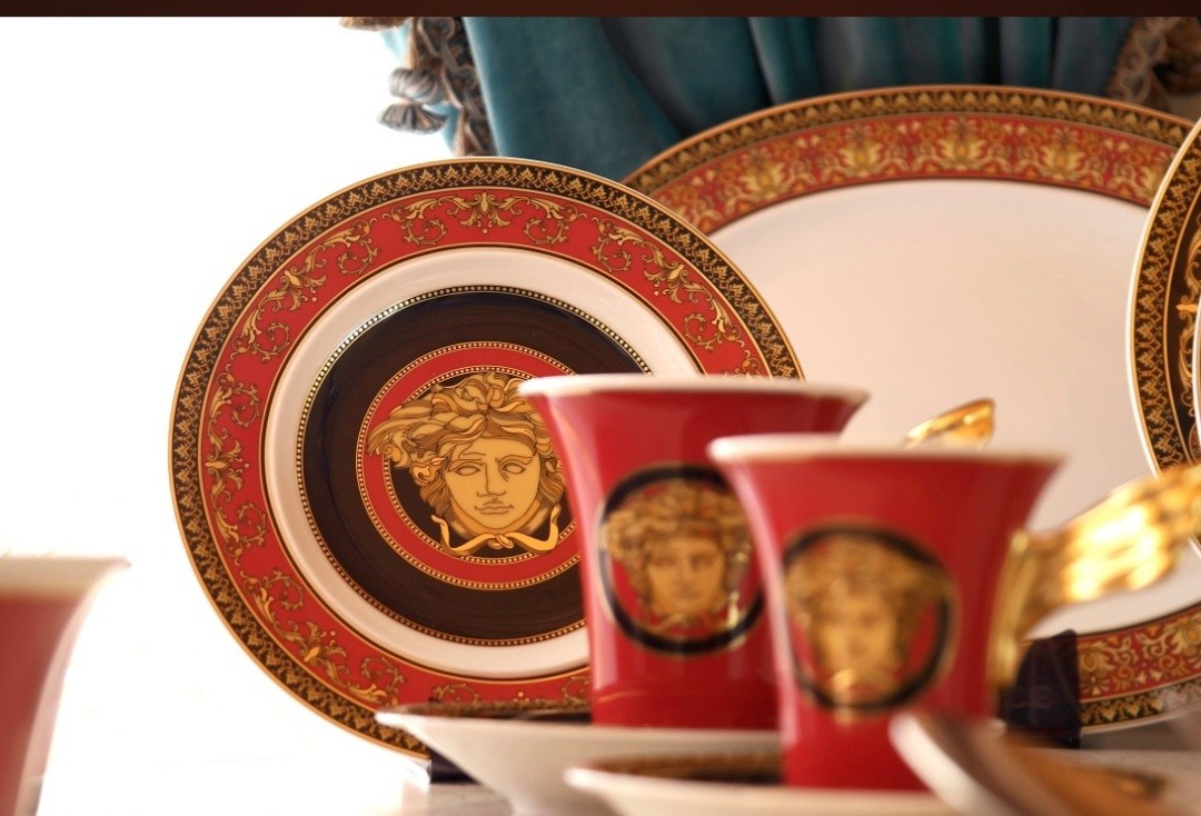 VERSACE Medusa Tabaklı Kahve Fincanı 0 image
