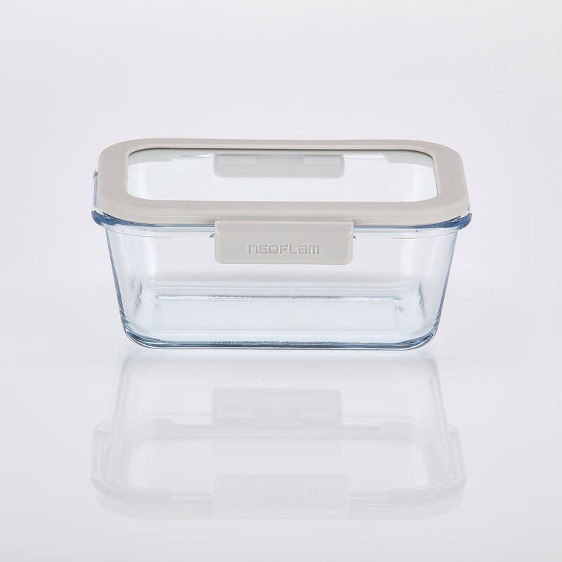 Neoflam FİKA GLACE CAM SAKLAMA KABI 460ML BEJ cover pic