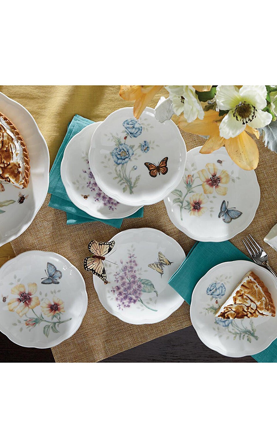 LENOX Butterfly Ekmek Tabağı, 6'lı Set,15cm 0 image