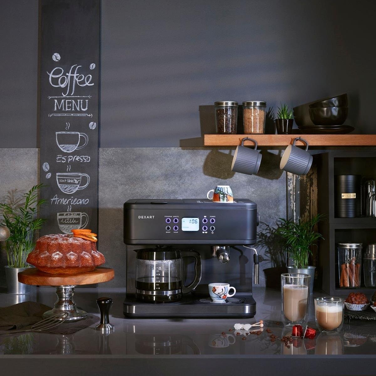 Dexart Home Barista 3-in-1 Filtre Kahve & Espresso Makinesi 0 image