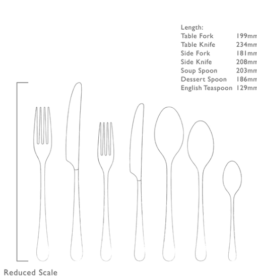 Robert Welch Iona Bright Çatal Bıçak Takımı, 84 Parça 12 Kişilik IONBR1099V/84 0 image
