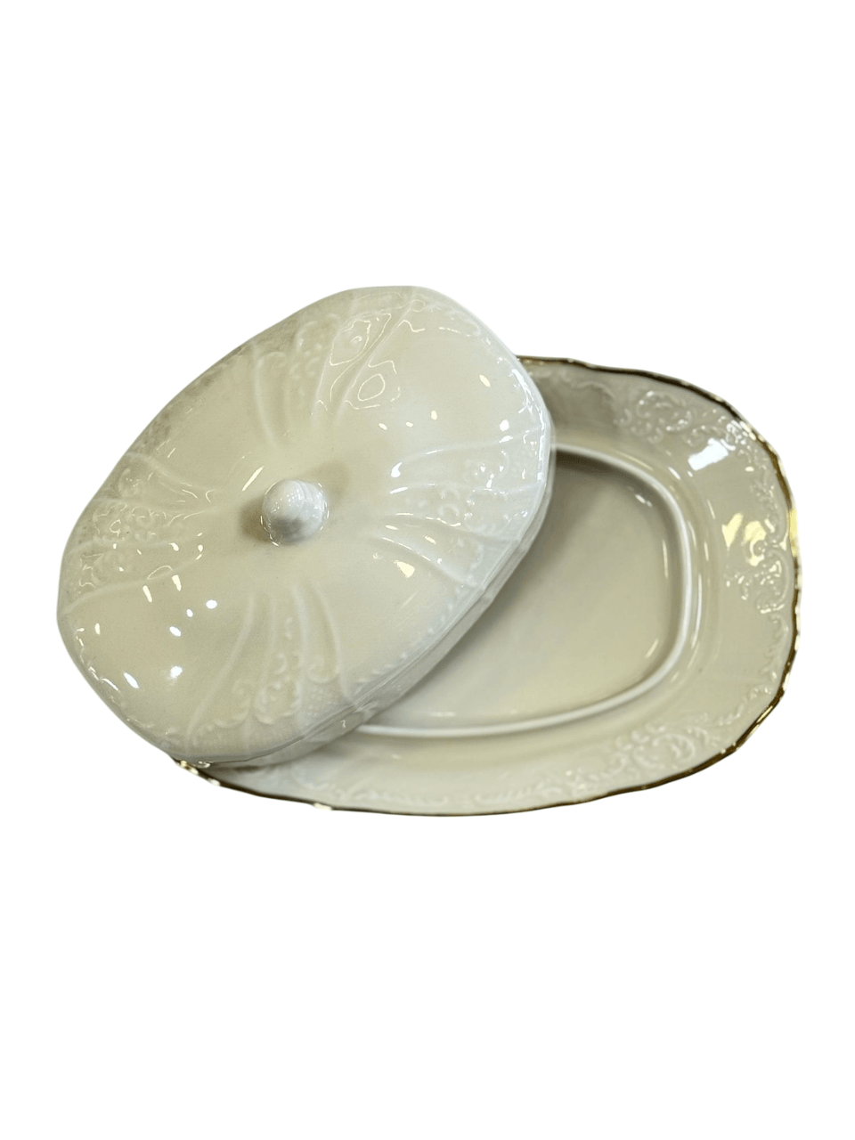 Bernadotte Gold Kapaklı Tereyağlık 0 image