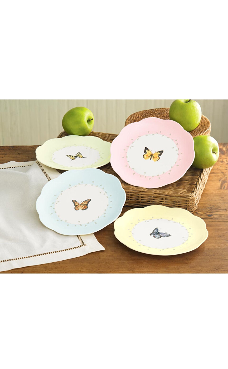 LENOX Butterfly Pasta Tabağı 20cm , 4Renk ,4lü Set LEN6444731 0 image