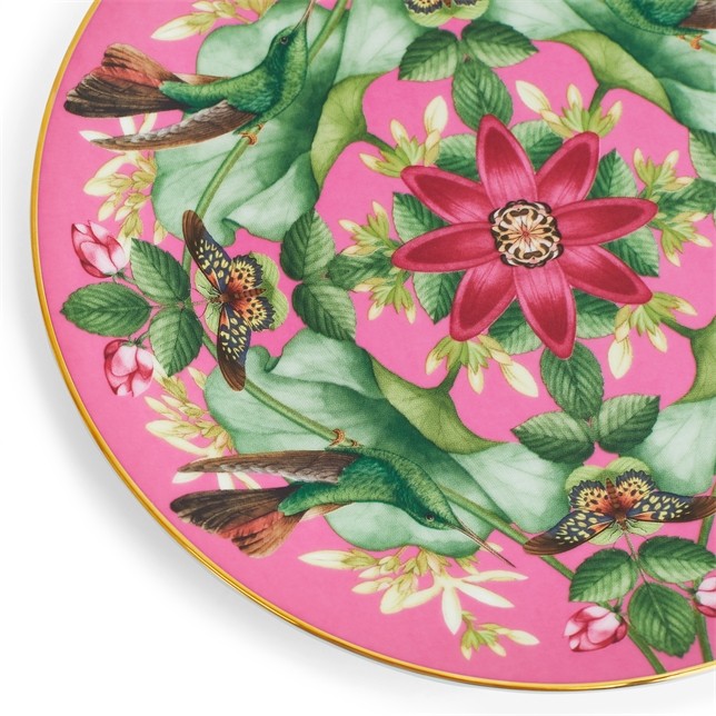WEDGWOOD Wonderlust Pink Lotus 20 cm Tatlı Tabağı 0 image