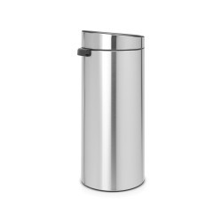 BRABANTİA FPP MATT STEEL NEW DOKUNMATİK ÇÖP KUTUSU 30L BRA 115462 0 image