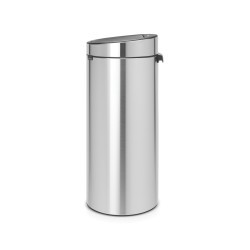 BRABANTİA FPP MATT STEEL NEW DOKUNMATİK ÇÖP KUTUSU 30L BRA 115462 0 image
